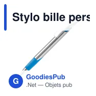 Stylo bille personnalisable argenté en ABS et métal avec logo - Zorro Silver - Miniature 2