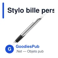 Stylo bille personnalisable argenté en ABS et métal avec logo - Zorro Silver - Miniature 6