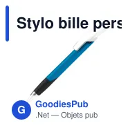 Stylo bille personnalisable coloré en ABS et métal avec logo - Zorro Special - Miniature 2