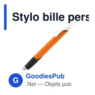 Stylo bille personnalisable coloré en ABS et métal avec logo - Zorro Special - Miniature 3