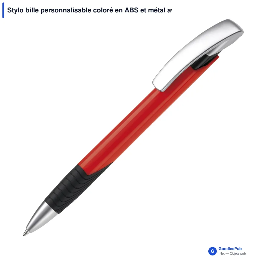 Stylo bille personnalisable coloré en ABS et métal avec logo - Zorro Special - Image 4