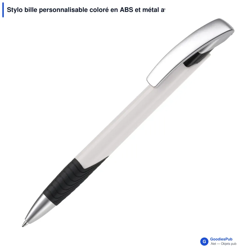 Stylo bille personnalisable coloré en ABS et métal avec logo - Zorro Special - Image 5