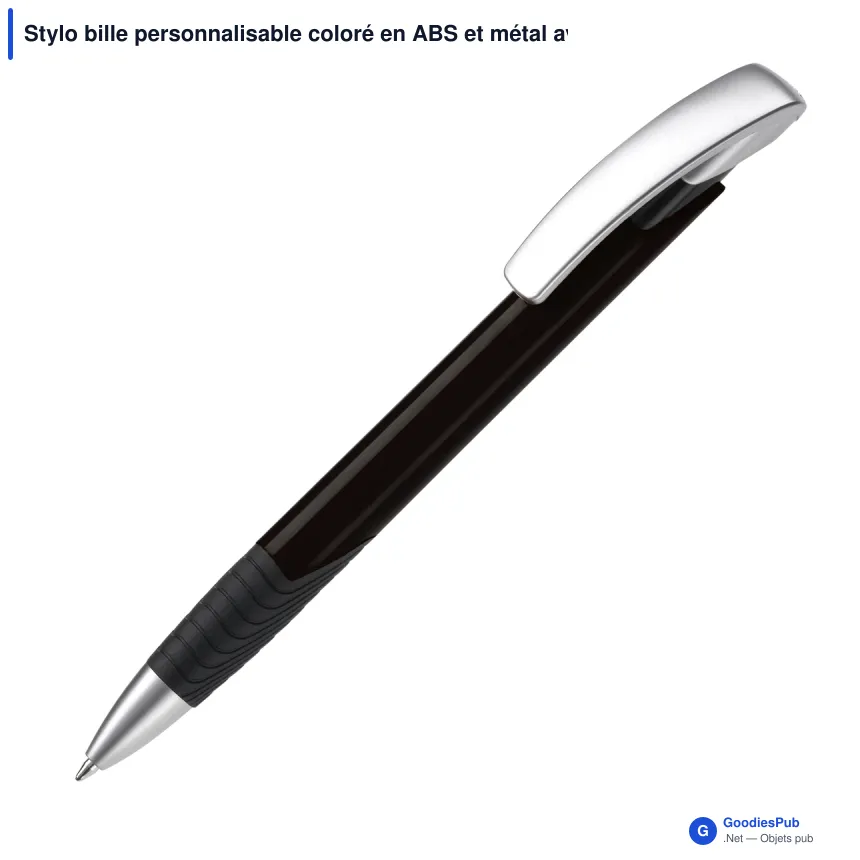 Stylo bille personnalisable coloré en ABS et métal avec logo - Zorro Special - Image 6