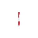 Variante rouge - Stylo bille personnalisable Zufer avec logo - Écriture professionnelle