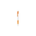 Variante orange - Stylo bille personnalisable Zufer avec logo - Écriture professionnelle