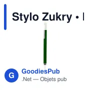 Stylo à bille personnalisable en bambou avec logo - Stylo Zukry - Miniature 2