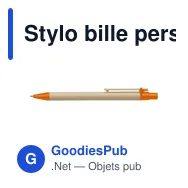 Stylo bille personnalisable avec clip en bois - Stylobilleavec logo - Miniature 7