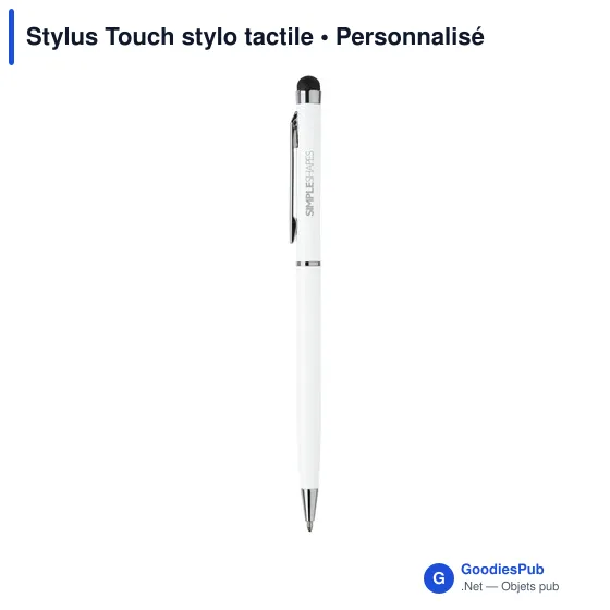 Stylo tactile personnalisable en métal avec logo - Stylus Touch - Image 4