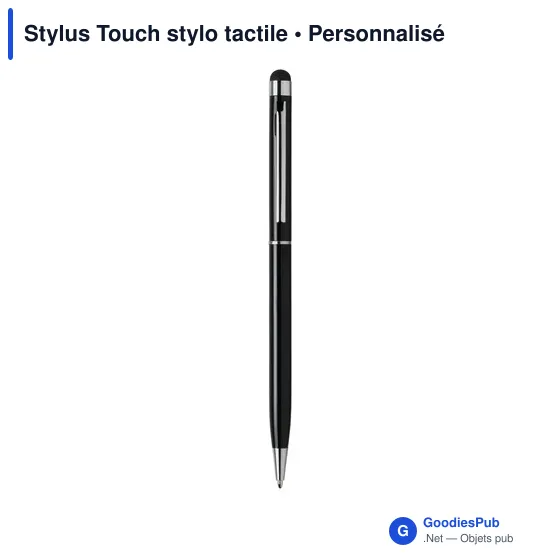 Stylo tactile personnalisable en métal avec logo - Stylus Touch - Image 9