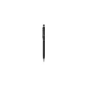 Variante noir - Stylo tactile personnalisable en métal avec logo - Stylus Touch