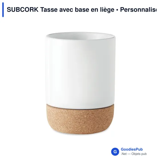 SUBCORK Tasse avec base en liège - Image 2
