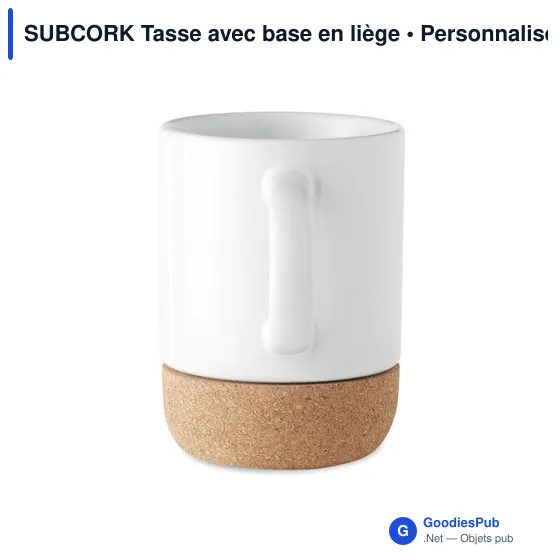 SUBCORK Tasse avec base en liège - Image 3