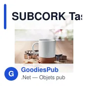 SUBCORK Tasse avec base en liège - Miniature 4