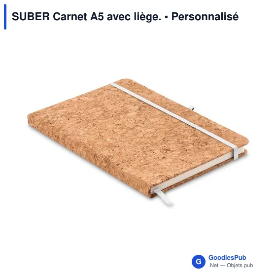 SUBER Carnet A5 avec liège. - Image 2