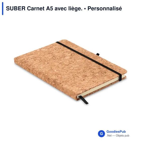 SUBER Carnet A5 avec liège. - Image 4