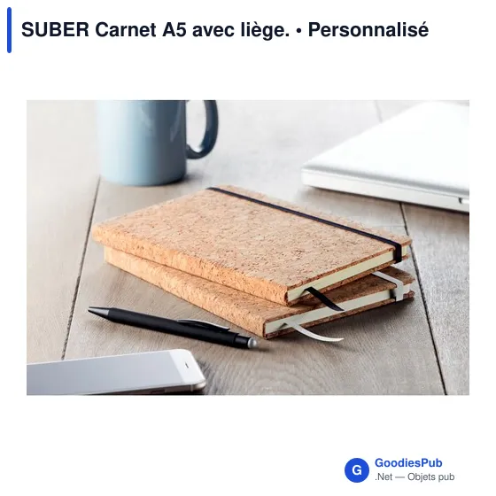 SUBER Carnet A5 avec liège. - Image 6