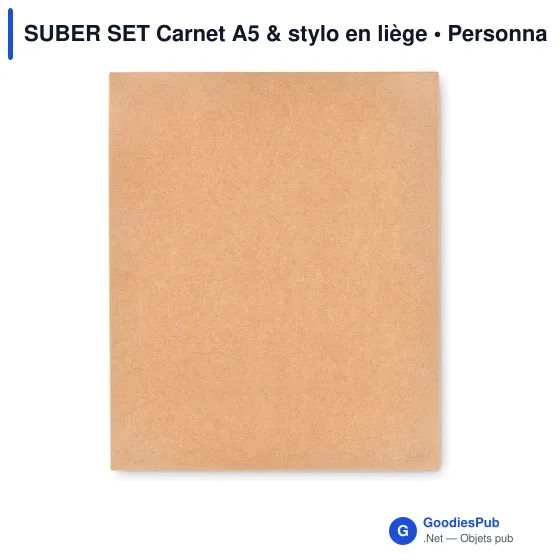 SUBER SET Carnet A5 & stylo en liège - Image 12