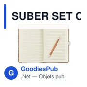 SUBER SET Carnet A5 & stylo en liège - Miniature 4