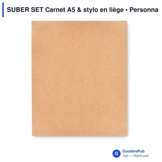SUBER SET Carnet A5 & stylo en liège - Image 7