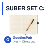 SUBER SET Carnet A5 & stylo en liège - Miniature 10