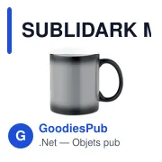 SUBLIDARK Mug noir sublimation 300ml - Miniature 3