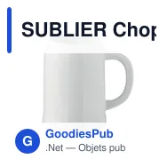 SUBLIER Chope de bière 500 ml - Miniature 1
