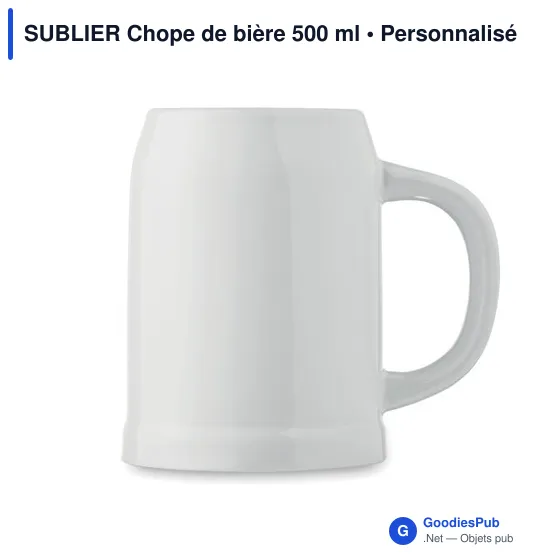 SUBLIER Chope de bière 500 ml - Image 2
