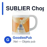 SUBLIER Chope de bière 500 ml - Miniature 3