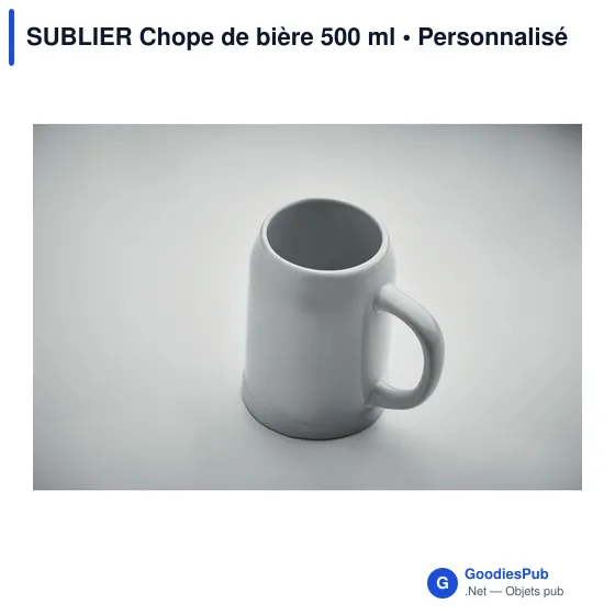 SUBLIER Chope de bière 500 ml - Image 4