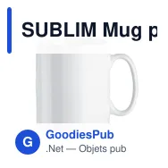 SUBLIM Mug pour sublim. 300ml - Miniature 1
