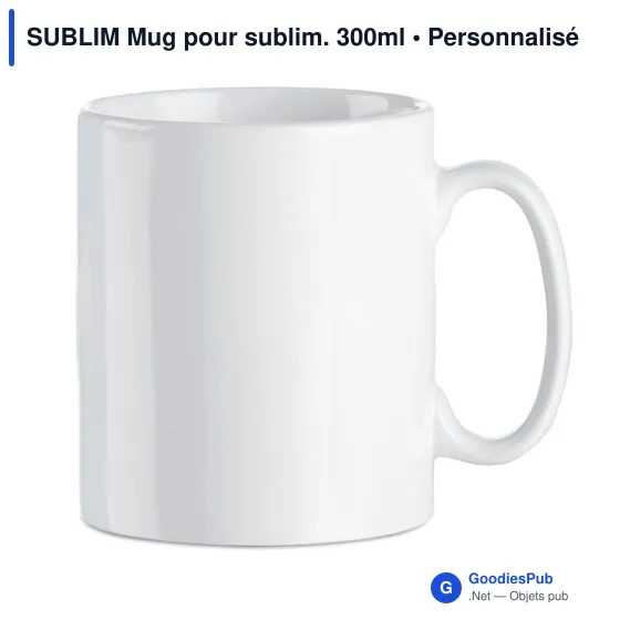 SUBLIM Mug pour sublim. 300ml - Image 1