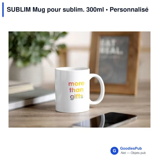 SUBLIM Mug pour sublim. 300ml - Image 4