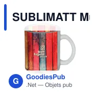 SUBLIMATT Mug verre pour sublim. 300ml - Miniature 3