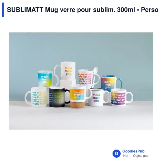 SUBLIMATT Mug verre pour sublim. 300ml - Image 4