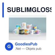 SUBLIMGLOSS Mug verre pour sublim. 300ml - Miniature 3