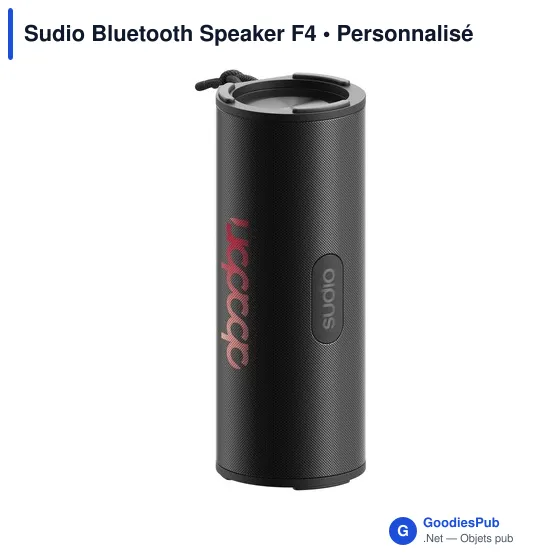 Enceinte Bluetooth personnalisable Sudio F4 avec logo - Image 11