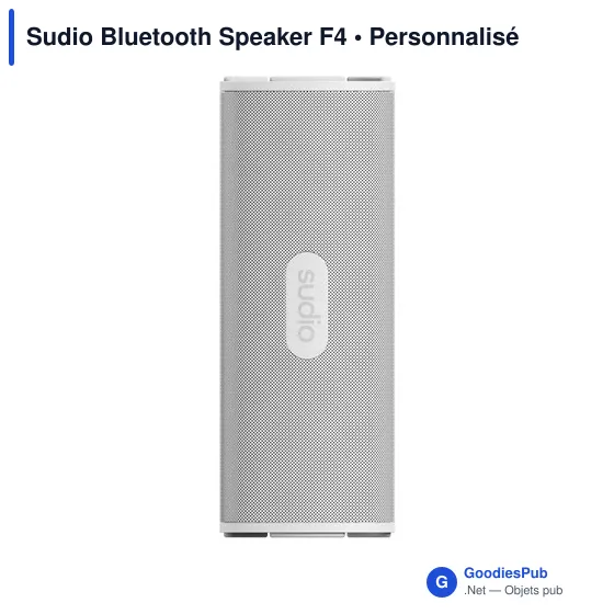 Enceinte Bluetooth personnalisable Sudio F4 avec logo - Image 3