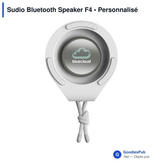 Enceinte Bluetooth personnalisable Sudio F4 avec logo - Image 4