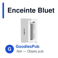 Enceinte Bluetooth personnalisable Sudio F4 avec logo - Miniature 5