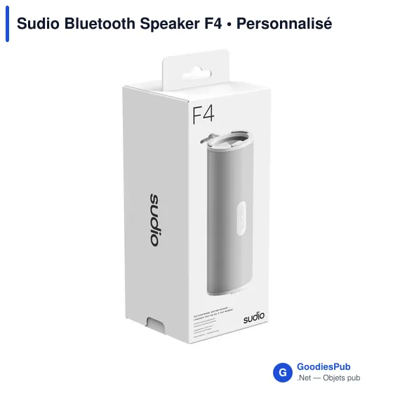 Enceinte Bluetooth personnalisable Sudio F4 avec logo - Image 5