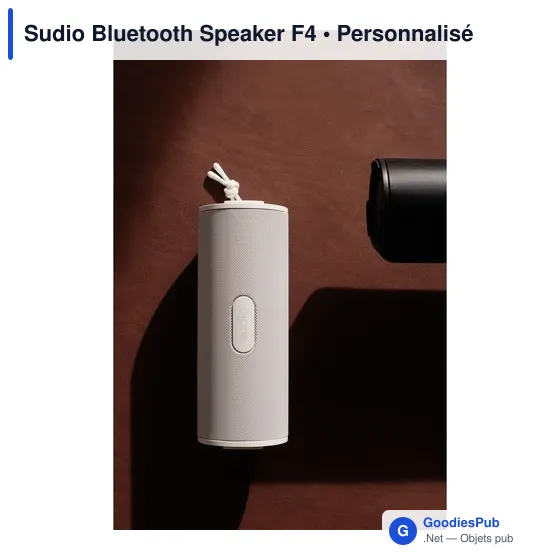 Enceinte Bluetooth personnalisable Sudio F4 avec logo - Image 9