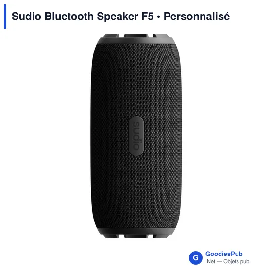 Enceinte Bluetooth personnalisable Sudio F5 avec logo - Image 2