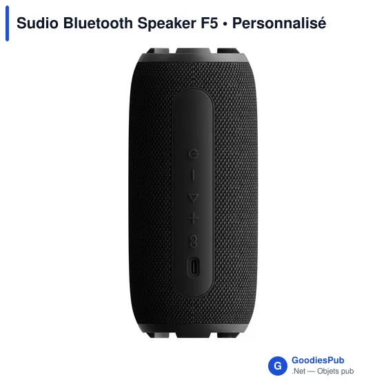 Enceinte Bluetooth personnalisable Sudio F5 avec logo - Image 3