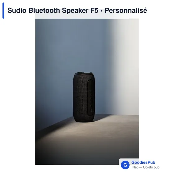 Enceinte Bluetooth personnalisable Sudio F5 avec logo - Image 6
