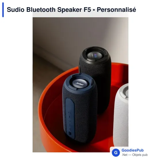 Enceinte Bluetooth personnalisable Sudio F5 avec logo - Image 8