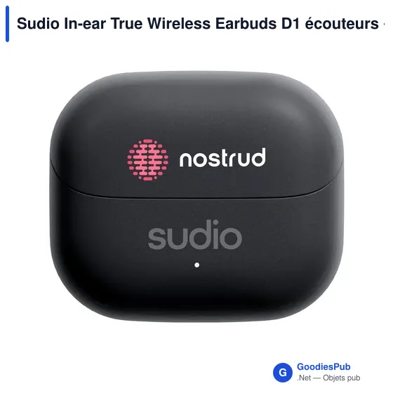 Écouteurs sans fil personnalisables Sudio In-ear True Wireless D1 avec logo - Image 2