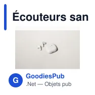 Écouteurs sans fil personnalisables Sudio In-ear True Wireless D1 avec logo - Miniature 12