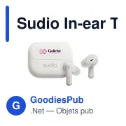 Écouteurs sans fil personnalisables Sudio In-ear True Wireless D1 avec logo - Miniature 8
