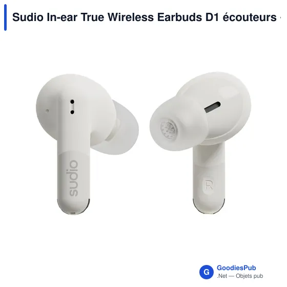 Écouteurs sans fil personnalisables Sudio In-ear True Wireless D1 avec logo - Image 10
