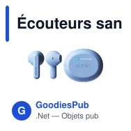 Écouteurs sans fil personnalisables Sudio In-ear TWS A3 avec logo - Miniature 2